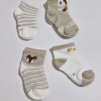 Pack de medias de zorrito para bebes de 6m a 9m Aititi´s Kids