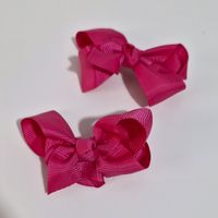 Par de ganchos fucsias para el cabello para niñas Aititi´s Kids