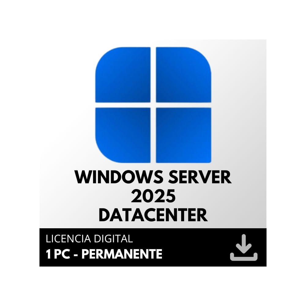 Licencia Microsoft Windows Server 2025 DataCenter