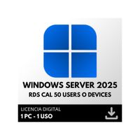 Windows Server 2025 – 50 RDS Users/Devices CAL