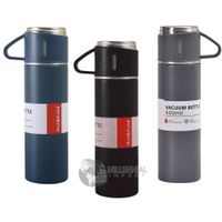 Termo con 3 Tazas de 500 ml con Botón Push  para Oficina color Hombre