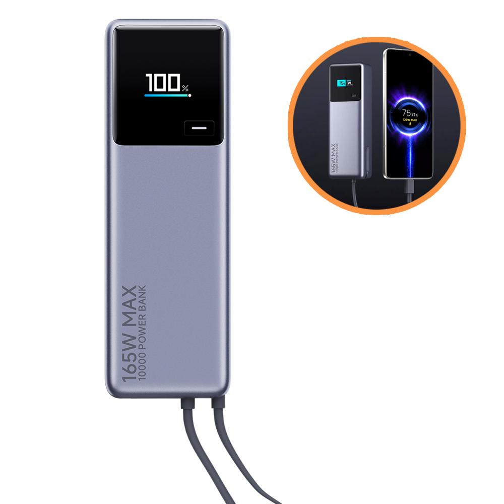 Power Bank XIAOMI 10000mAh 165W (Cable Integrado)