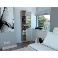 Zapatera Flotante Moderna Dae Miel Alto 138cm R&R MUEBLES