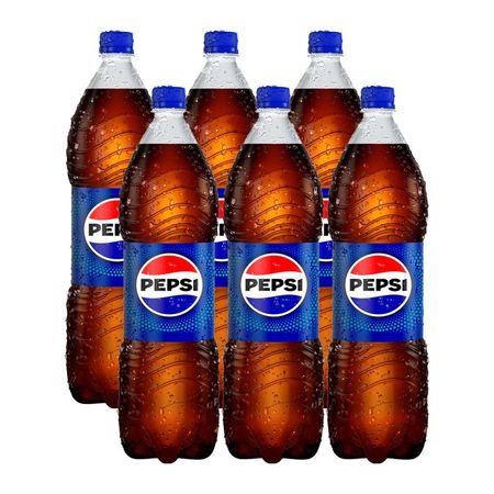 Gaseosa PEPSI Cola Paquete 6 Botellas 1.5L c/u