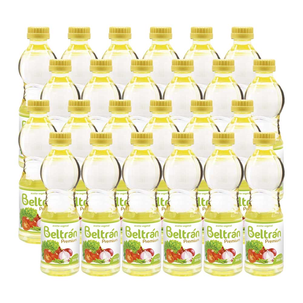 Aceite Vegetal BELTRÁN Paquete 24 Botellas 200ml c/u