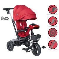 Triciclo Guiador Aria 334 Rojo Usb/Bluetooth