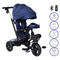Triciclo Guiador Aria 334 Azul Usb/Bluetooth