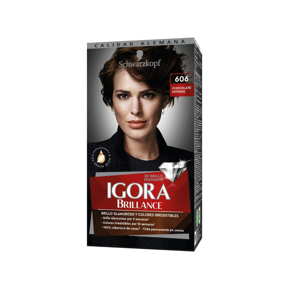 Tinte IGORA BRILLANCE 606 Chocolate Intenso Caja 145ml