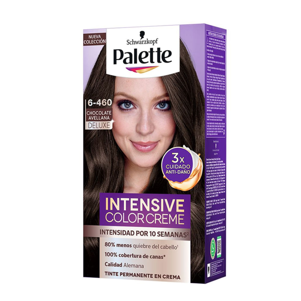 Tinte PALETTE COLOR CREAM 6-460 Chocolate Avellana Deluxe Caja 170ml