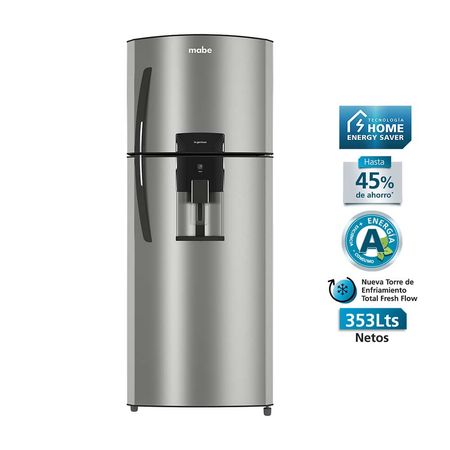 Refrigeradora Mabe RMP365FYPU Top Freezer 360L Gris
