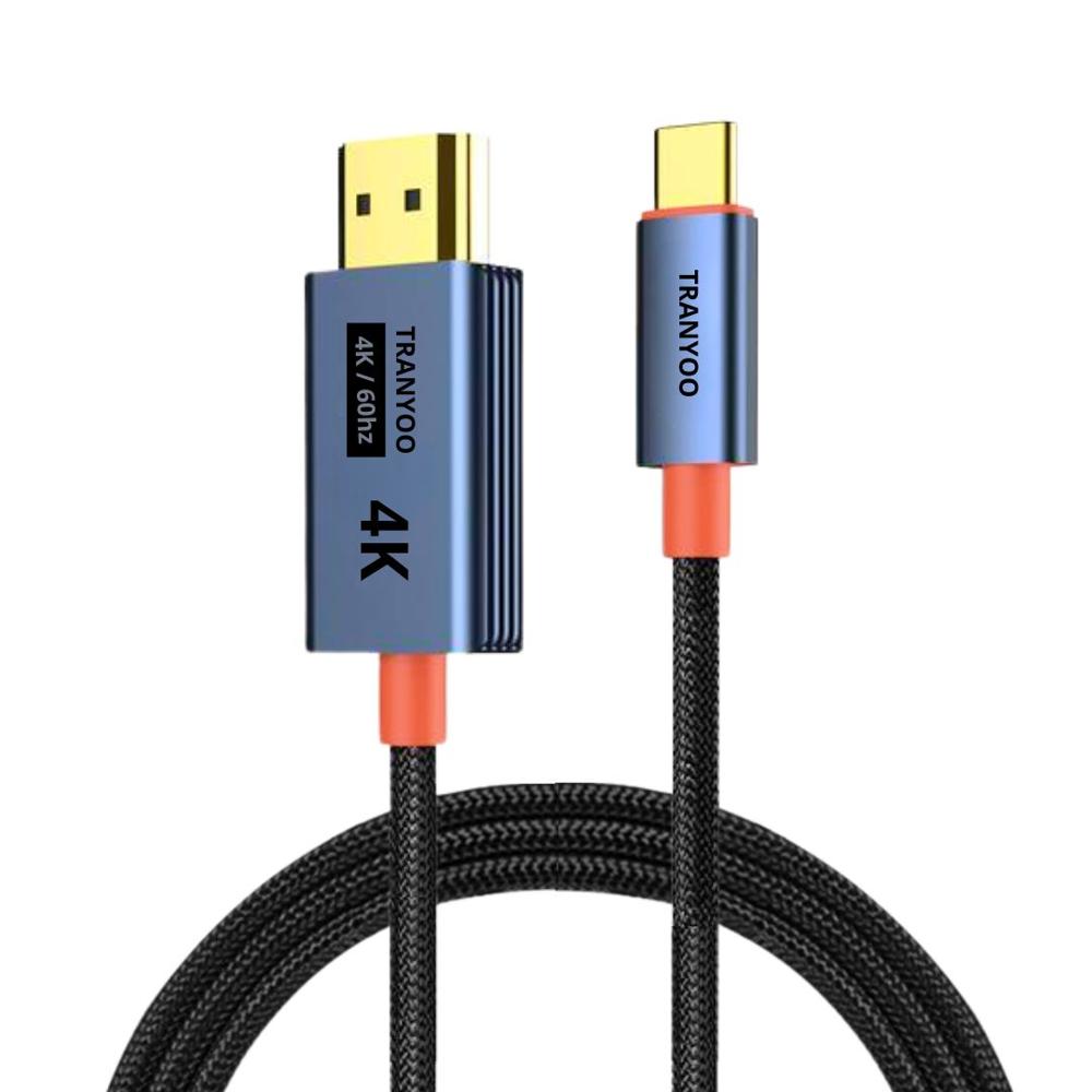 Cable de Señal de Video Tipo C a HDMI 2M Conexión Ultra HD 4K T-GT3