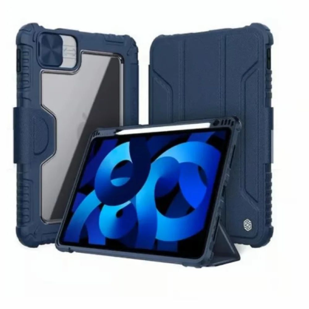 Bumper Nillkin Leather Case Pro para Apple IPad Pro 13 2024 Azul