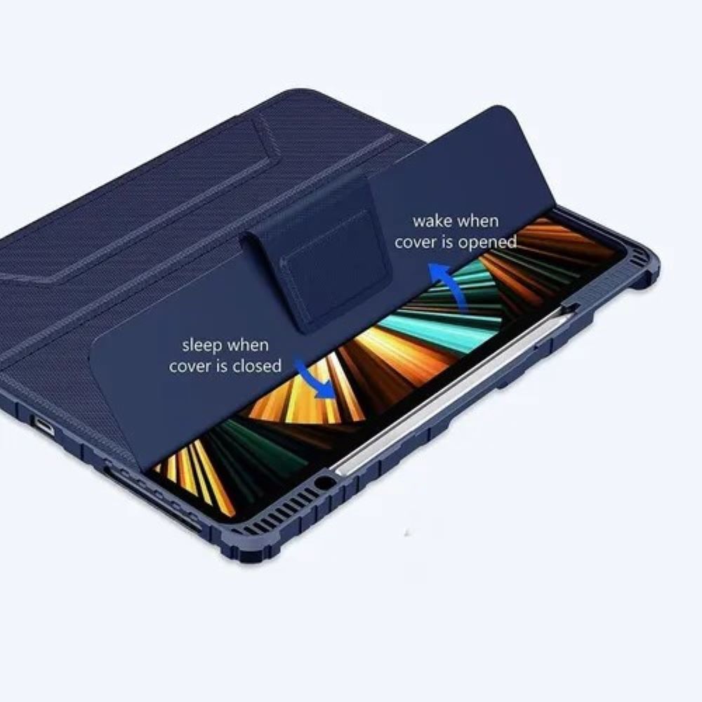Bumper Nillkin Leather Case Pro para Apple IPad Pro 11 2024 Azul