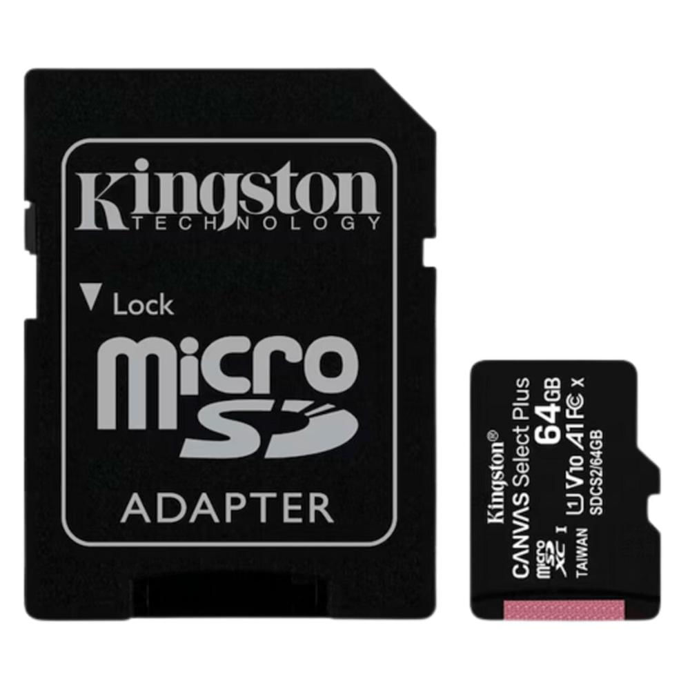 KINGSTON SDCS2/64GB Memoria microSD 64GB Canvas C10
