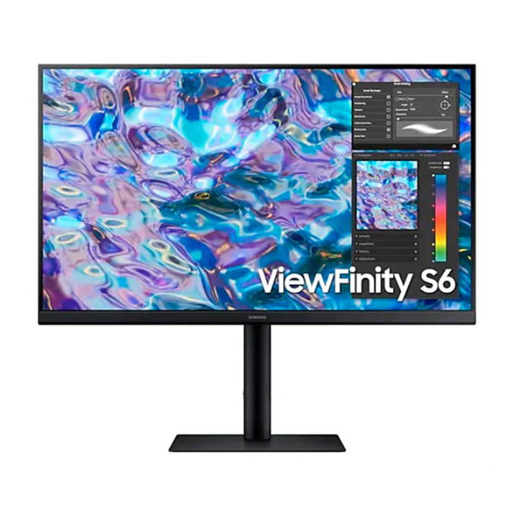 MONITOR SAMSUNG VIEWFINITY S6 27"" LED QHD 5MS 75HZ PANEL IPS 2 HDMI/1 DP NEGRO P/N: LS27B610EQNXZA