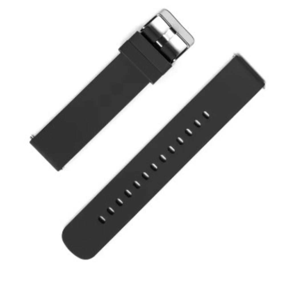 Correa de silicona para smartwatch 18mm negro