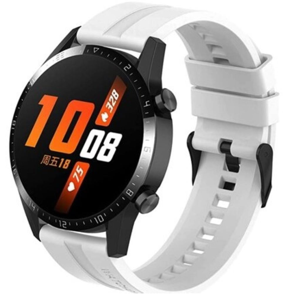 Correa deportiva agujeros para huawei gt2 e blanco