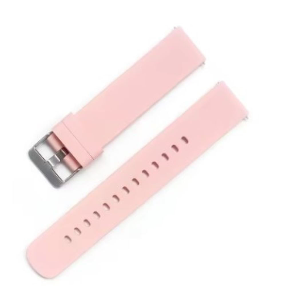Correa de silicona para smartwatch 18mm rosado