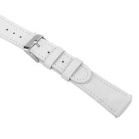 Correa de cuero watch 4-5-5 pro-6-7-fe blanco hueso
