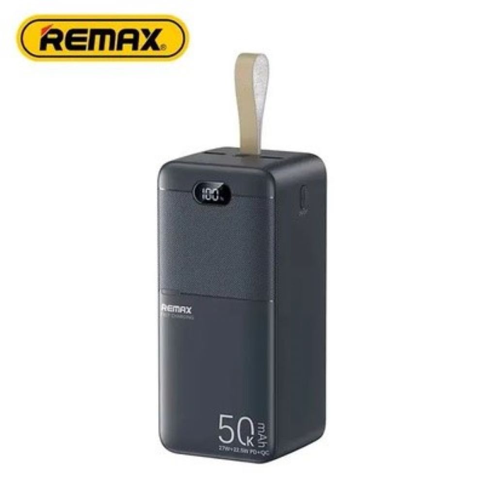 Cargador portátil Remax modelo rpp 117 50000mah pd27w qc 22.5w Grey