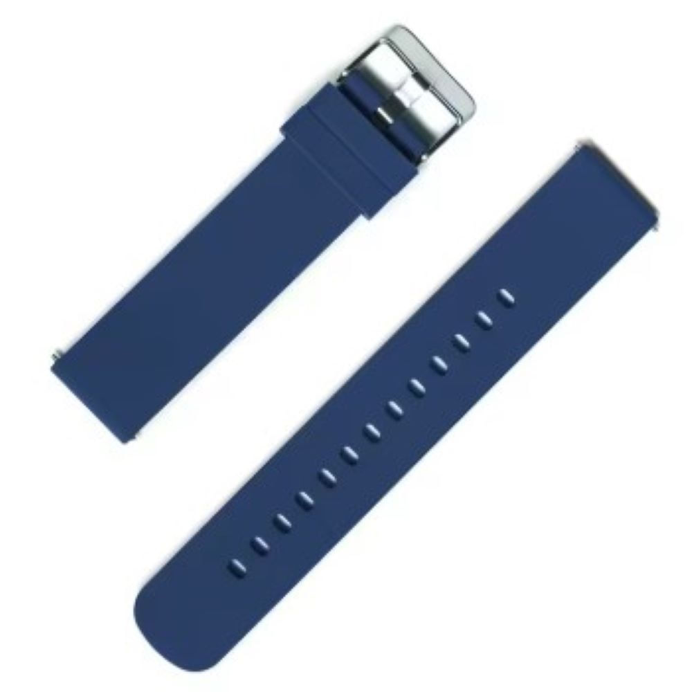 Correa de silicona para smartwatch 18mm azul