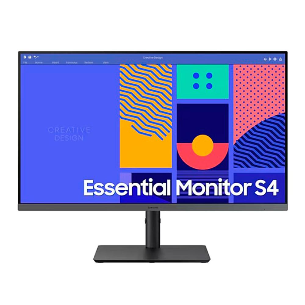 MONITOR SAMSUNG ESSENTIAL S4 27"" 1920X1080 FHD IPS 250CD/M2 100HZ 4MS HDMI/ USB P/N: LS27C432GANXZA