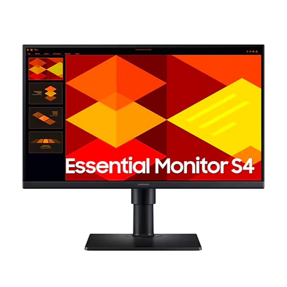 MONITOR SAMSUNG ESSENTIAL S4 22"" 1920X1080 FHD IPS 250CD/M 5MS 100HZ HDMI/DP P/N: LS22D400GALXPE
