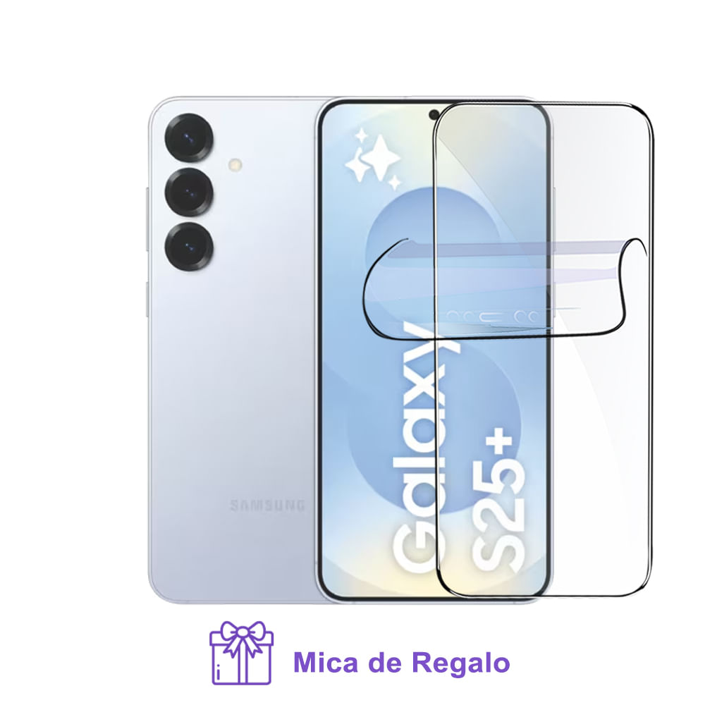 Samsung Galaxy S25 Plus 5G 12Gb Ram 512Gb Rom Icy Blue con Mica Hidrogel