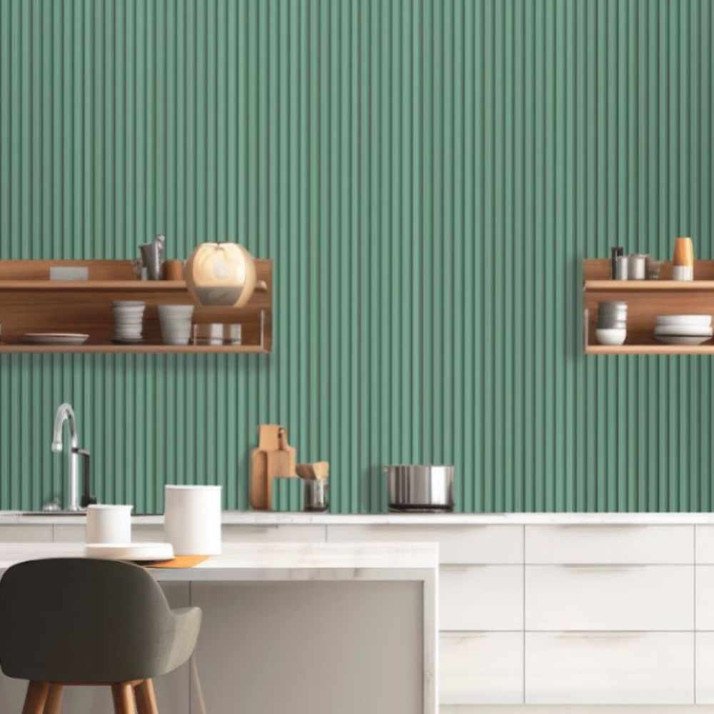 Wall Panel por Unidad para Interior Acanalado Delgado Color Agave