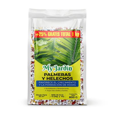 Fertilizante para Palmeras y Helechos 800gr My Jardín
