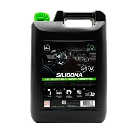 Silicona partes negras del auto 4 litros Eco-full