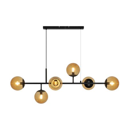 Lámpara Colgante Trendy Orange Vela E14 Negro