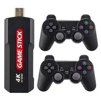 Consola de Juegos Retro 4K 30000 Juegos 3D Game Stick 2 Mandos X2