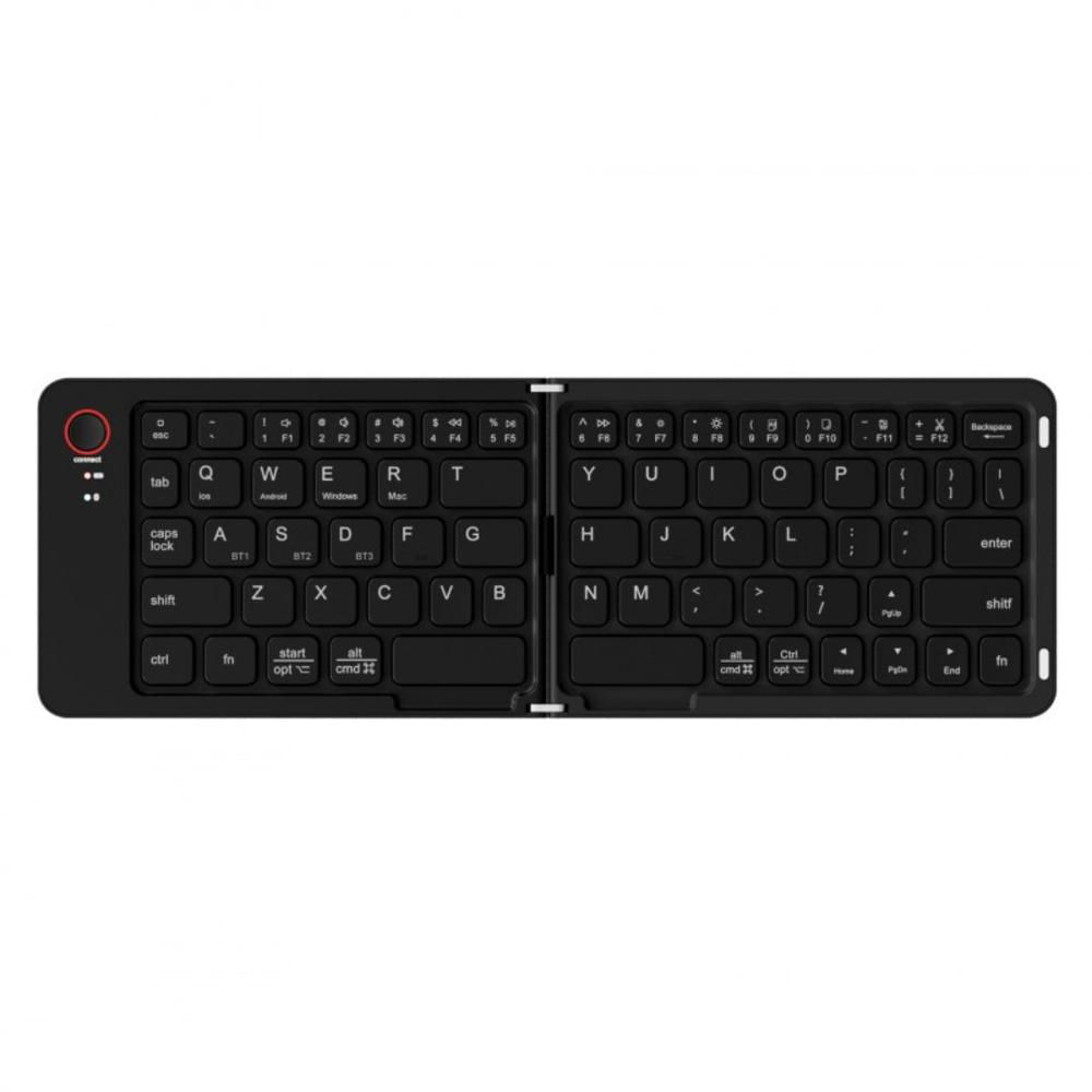 Teclado Inalámbrico Plegable Bluetooth Multidispositivo CMKB023 - Negro