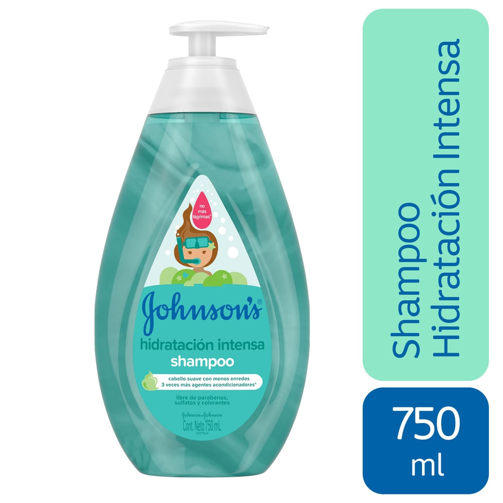 Shampoo para Bebé JOHNSON'S BABY Hidratación Intensa Botella 750ml