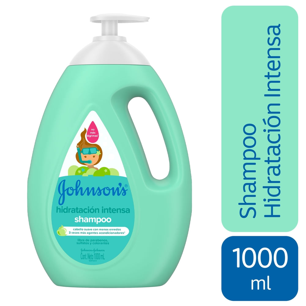Shampoo JOHNSON'S BABY Hidratación Intensa Frasco 1L