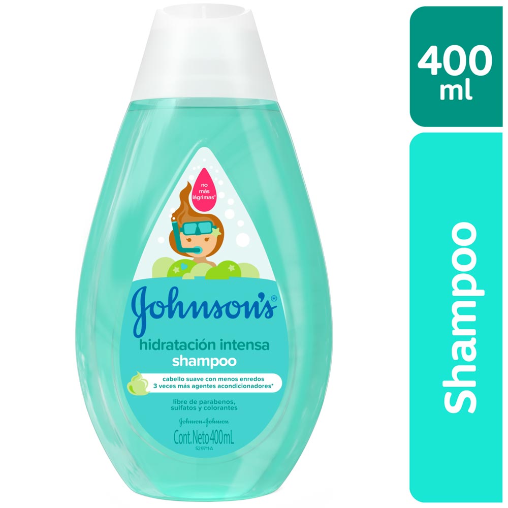 Shampoo Hidratación Intensa Johnson's Baby Frasco 400 ml
