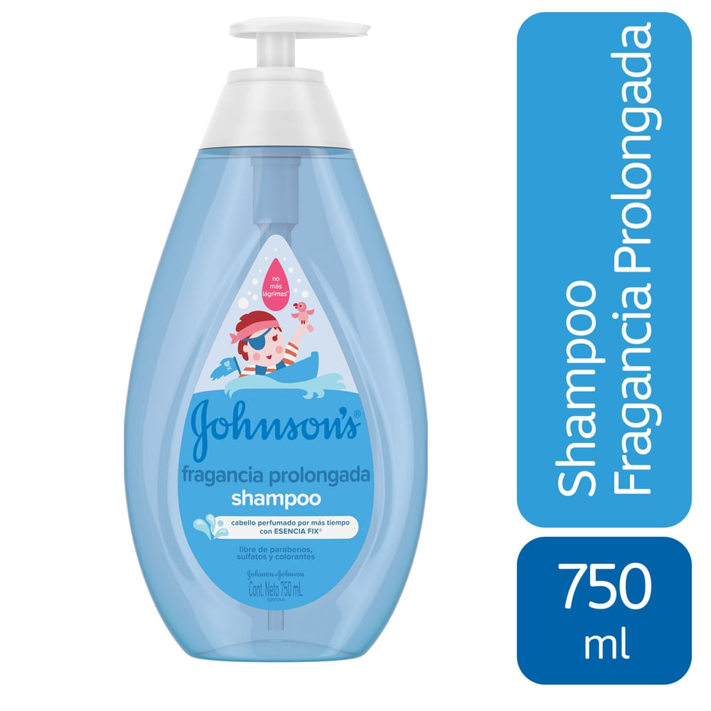 Shampoo para Bebé JOHNSON'S Fragancia Prolongada Botella 750ml