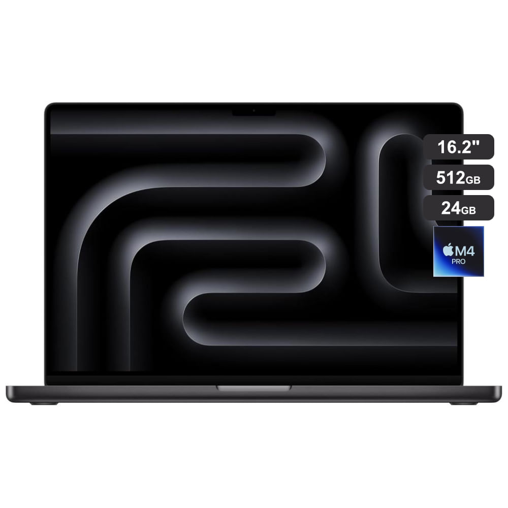 MacBook PRO 16.2"" (2024) Chip M4 PRO 24GB RAM 512GB SSD | Negro