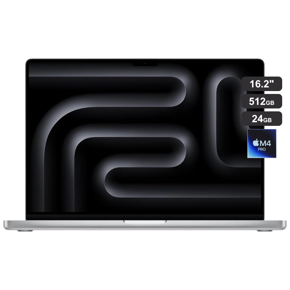 MacBook PRO 16.2"" (2024) Chip M4 PRO 24GB RAM 512GB SSD | Plata