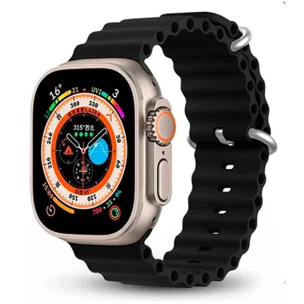 Smartwatch s9 ultra con chip negro
