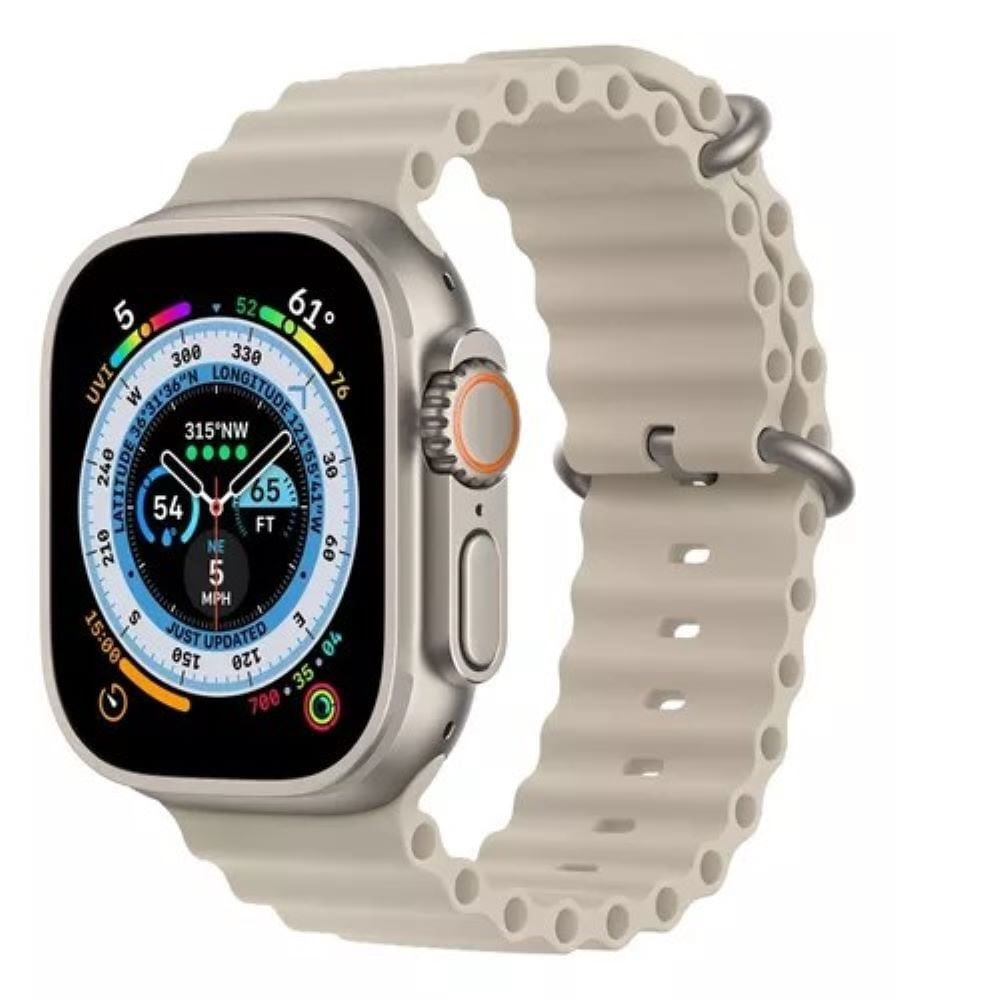 Smartwatch s9 ultra con chip beige