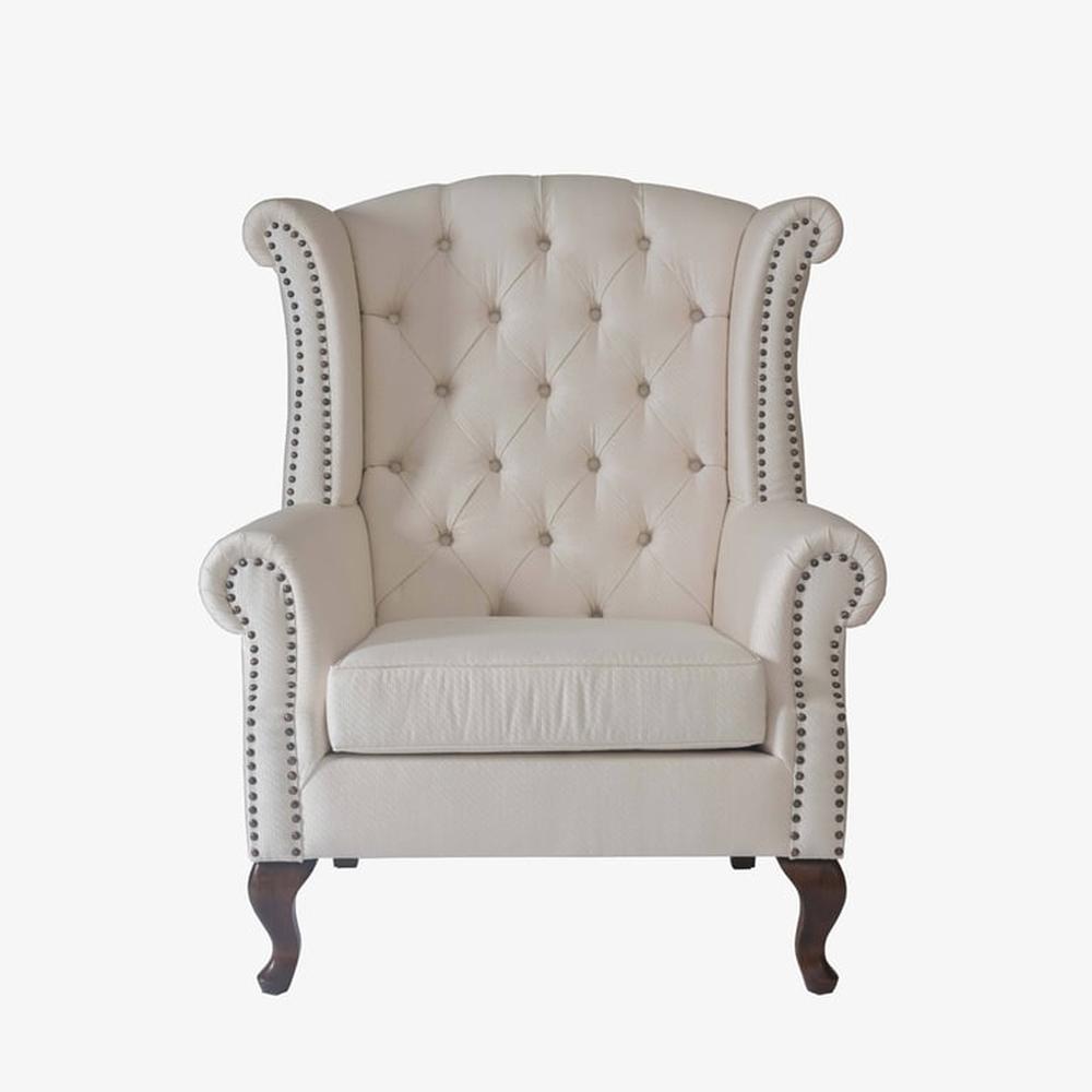 Butaca Gala Capitone Vintage - Beige | plazaVea - plazaVea