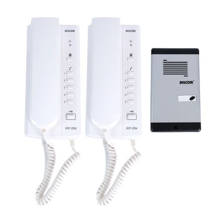 Portero + 2 Intercomunicadores 5 puntos BIDP-205 Belcom