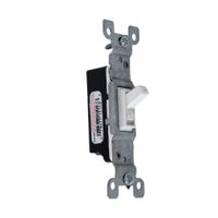 Interruptor simple 15A 125V BL Leviton