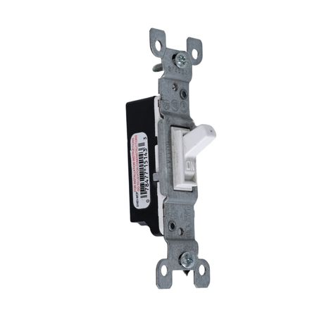 Interruptor simple 15A 125V BL Leviton