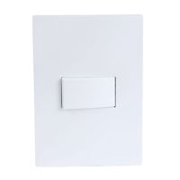 Placa Armada Orange: Conmutador Simple Matte Blanco