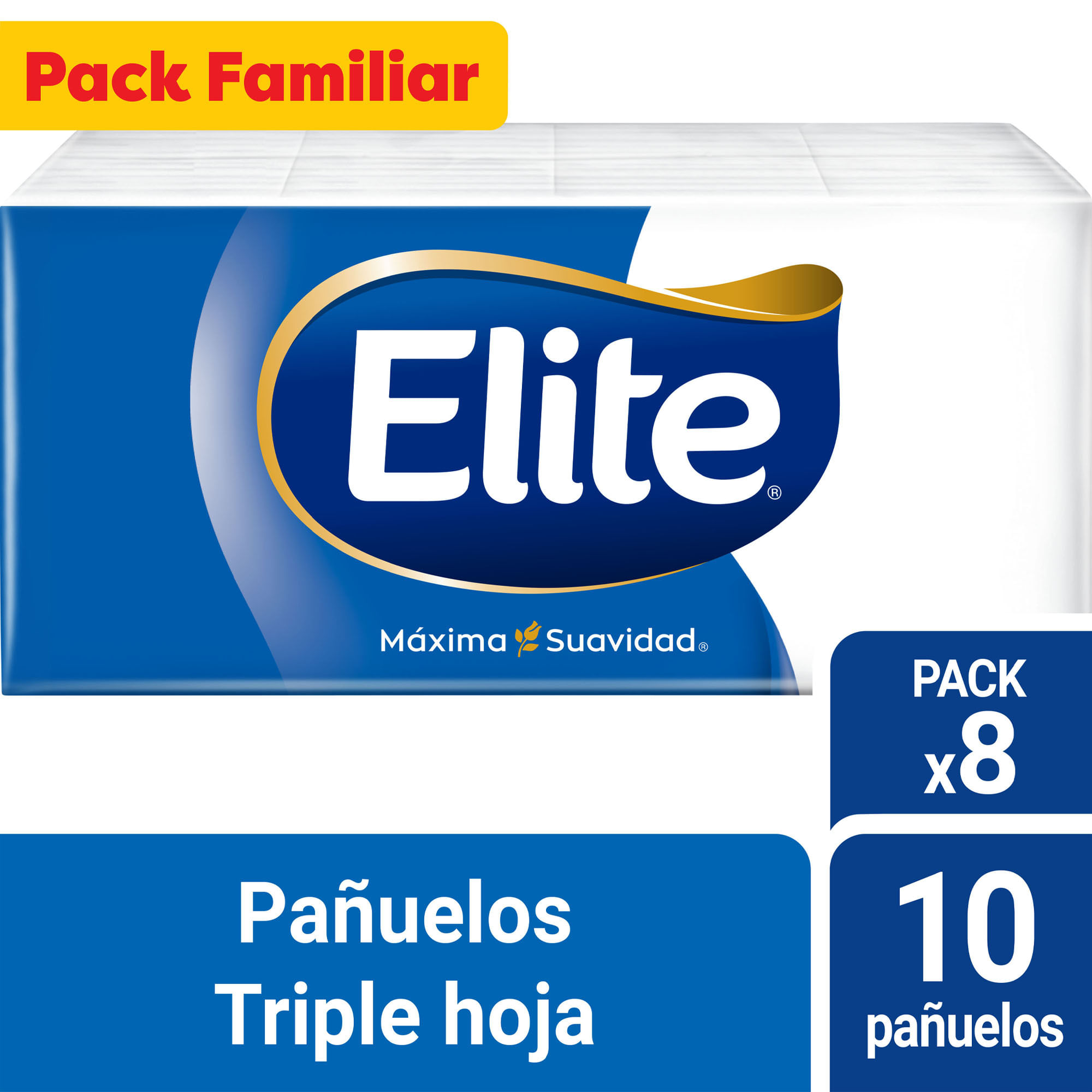 Pañuelo ELITE Triple Hoja Aloe Vera Paquete 8un