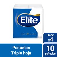 Pañuelos Faciales ELITE Triple Hoja Aloe Vera Paquete 4un