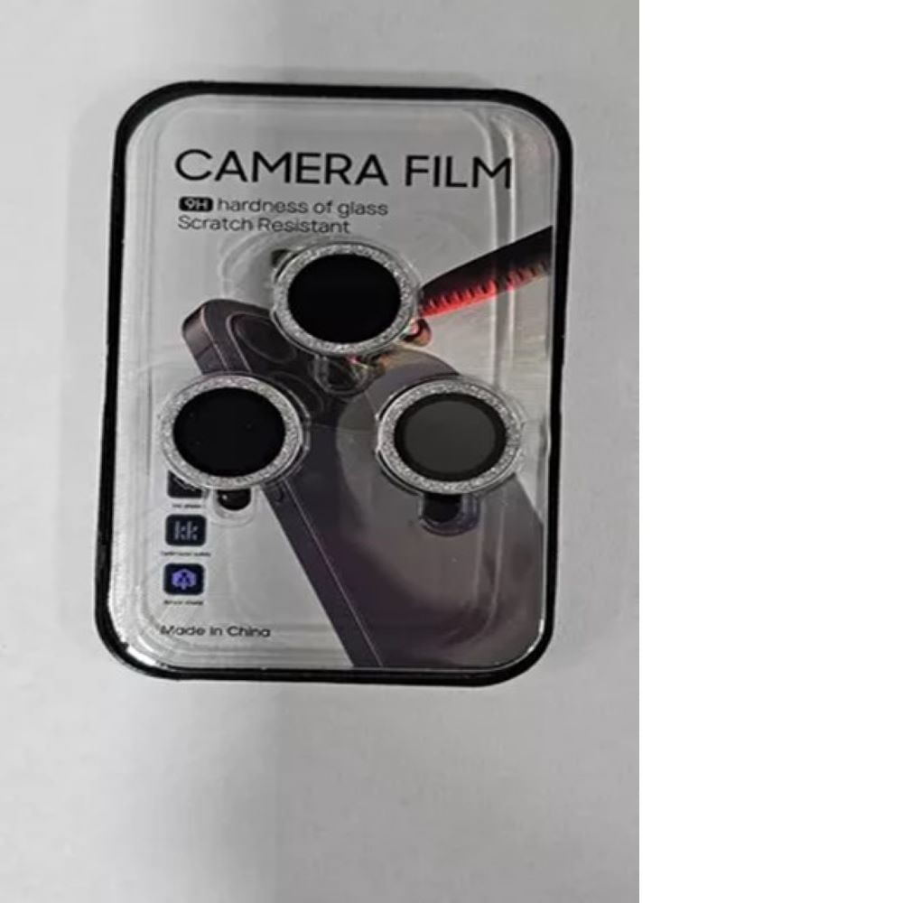 Micas de cámara individuales escarcha para iphone 12 pro plata